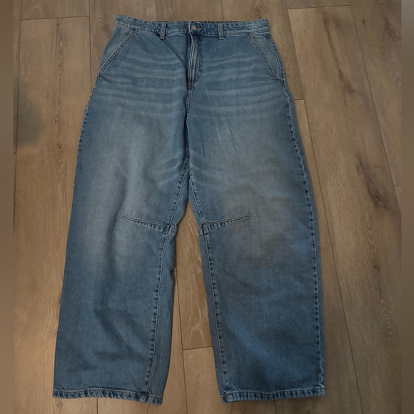 Cotton On Light Blue Wide-Leg Jeans - Picture 3 of 7